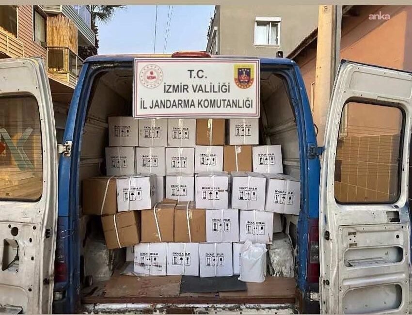 İzmir’de sahte içki operasyonu: 4 bin 130 litre etil alkol ele geçirildi İzmir İl Jandarma Komutanlığı ekiplerince, yaklaşan yılbaşı öncesinde kaçak ve