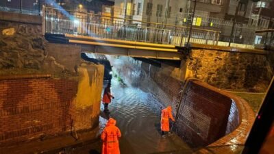 İstanbul’da etkili olan soğuk hava ve yağışlar nedeniyle İstanbul Büyükşehir