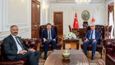 Adalet Bakanı Yılmaz Tunç, Anayasa Mahkemesi (AYM) Başkanı Kadir Özkaya