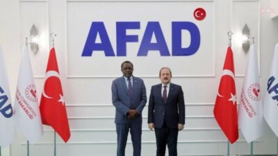 AFAD Başkanı Ali Hamza Pehlivan, Sudan Ankara Büyükelçisi Nadir Yousif