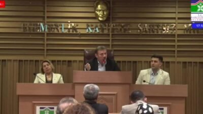 AK Partili Bahçelievler Belediye Başkanı Hakan Bahadır’ın, belediyenin meclis toplantısında