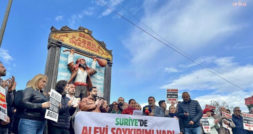 Alevi sivil toplum kuruluşları, Suriye'de Alevi toplumuna yönelik katliam, zorla
