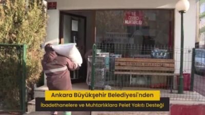 Ankara Büyükşehir Belediyesi (ABB), soba ile ısınan ibadethane ve muhtarlıklara