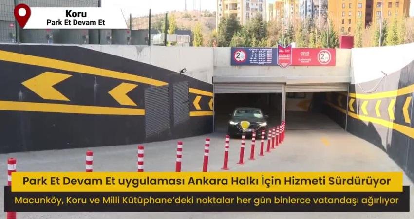 Ankara Büyükşehir Belediyesi’nin “Park Et Devam Et” uygulaması üç noktada devam ediyor Ankara Büyükşehir Belediyesi (ABB) EGO Genel Müdürlüğü tarafından vatandaşların toplu