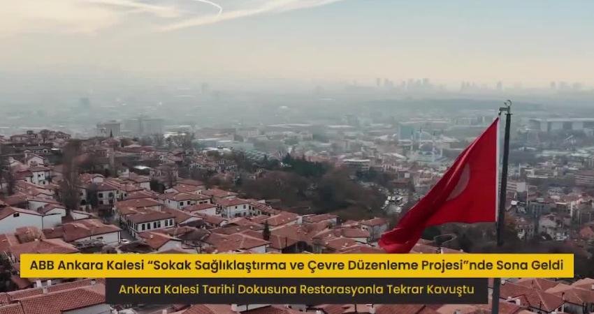 Ankara Kalesi, tarihi dokusuna yeniden kavuştu - Ankara Büyükşehir Belediyesi (ABB) tarafından Ankara Kalesi’nde yürütülen "Sokak