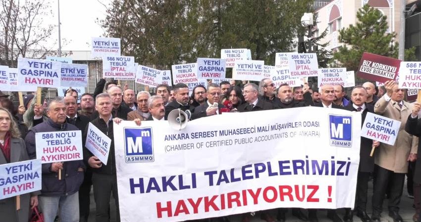 Ankara Serbest Muhasebeci Mali Müşavirler Odası’nın çağrısıyla Hazine ve Maliye