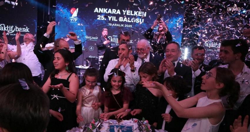 Ankara Yelken Kulübü, 25. yıl dolayısıyla balo düzenledi. Ankara Yelken Kulübü