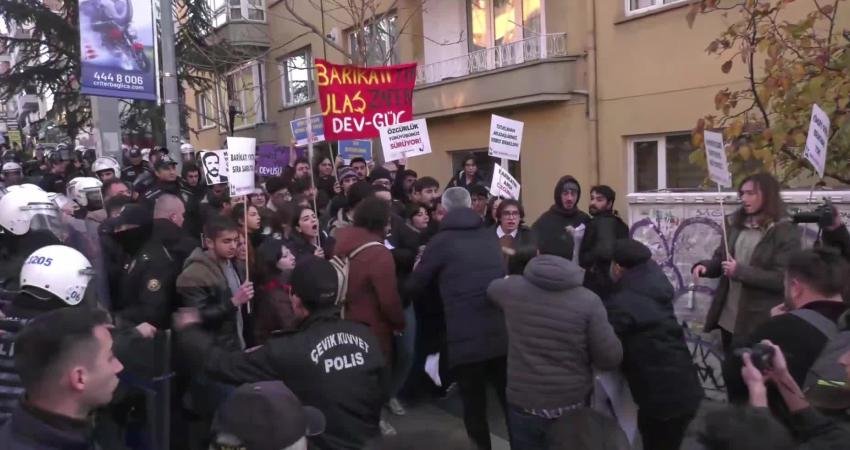 Ankara’da üniversite öğrencileri ve öğrenci örgütleri 19 Mart eylemlerine katıldıkları