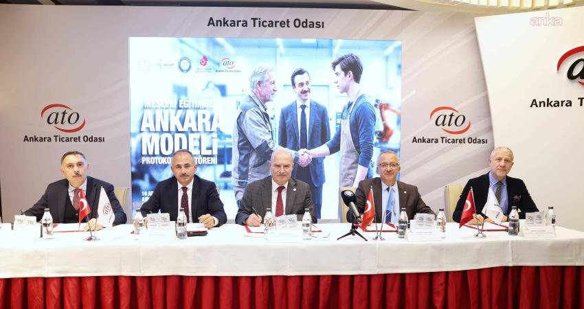 ATO Başkanı Baran: “Mesleki eğitim ile reel sektör ve istihdam arasındaki köprüleri güçlendirmek için yola çıkıyoruz” Ankara Ticaret Odası (ATO) Yönetim Kurulu Başkanı Gürsel Baran, reel