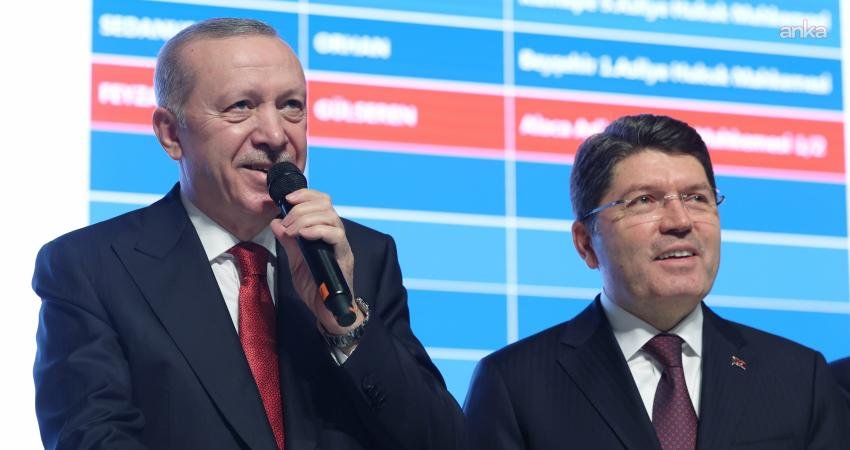 Adalet Bakanı Yılmaz Tunç, Cumhurbaşkanı Recep Tayyip Erdoğan'ın katılımıyla düzenlenen
