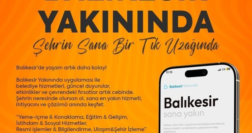 Balıkesir Büyükşehir Belediyesi, vatandaşların belediye hizmetlerinden hızlı bir şekilde yararlanabilmesi
