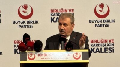 BBP Genel Başkanı Mustafa Destici, "Şartsız, pazarlıksız, müzakeresiz silah bırakma