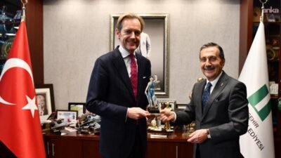 Çeşitli temaslarda bulunmak üzere Eskişehir’e gelen Belçika Büyükelçisi Hendrik Van