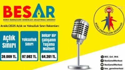 Büro Emekçileri Sendikası (BES) Araştırma Merkezi, dört kişilik bir memur