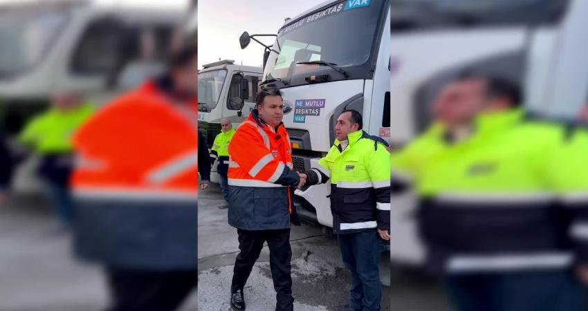 Beşiktaş Belediyesi, ilçe genelinde kar ve olumsuz hava koşullarına karşı