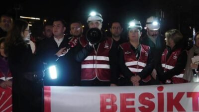 Kalıcı Yaz Saati Uygulaması bu sabah Beşiktaş'ta protesto edildi. CHP’liler