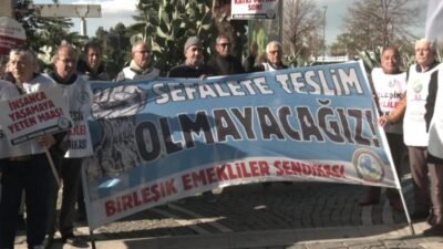 Birleşik Emekliler Sendikası Bornova Şube Başkanı Pakize Namdar, "Emekliyi yoksulluğa