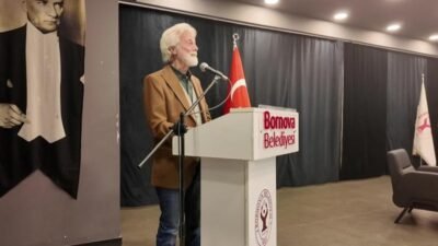 Bornova Belediyesi’nin “Kent Söyleşileri” etkinliğinde bu hafta şair Tuğrul Keskin