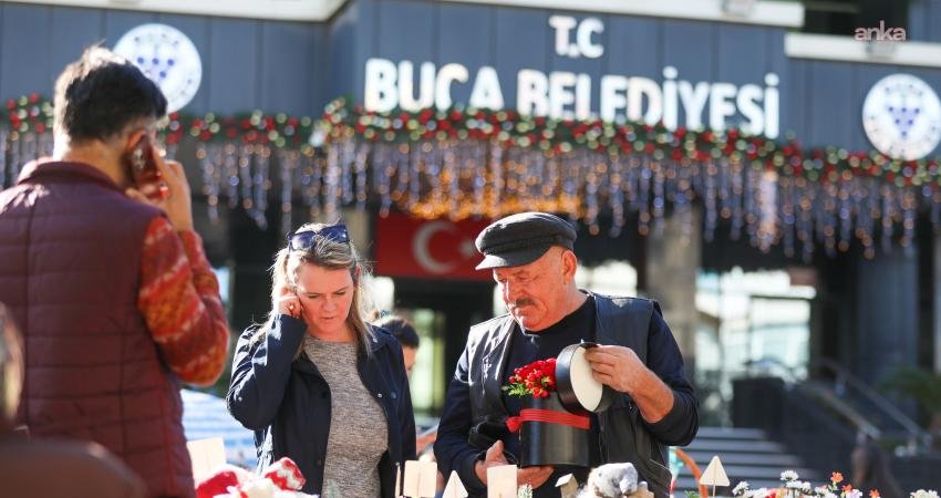Buca Belediyesi, yeni yıl öncesinde yerel üreticileri desteklemek ve dayanışma