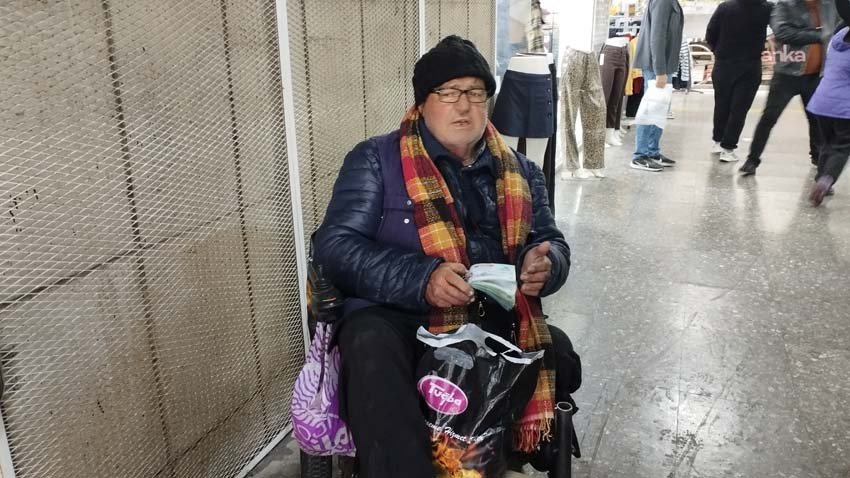 İzmir’de yaşayan, yüzde 80 engelli raporu bulunan Bağ-Kur emeklisi Ali