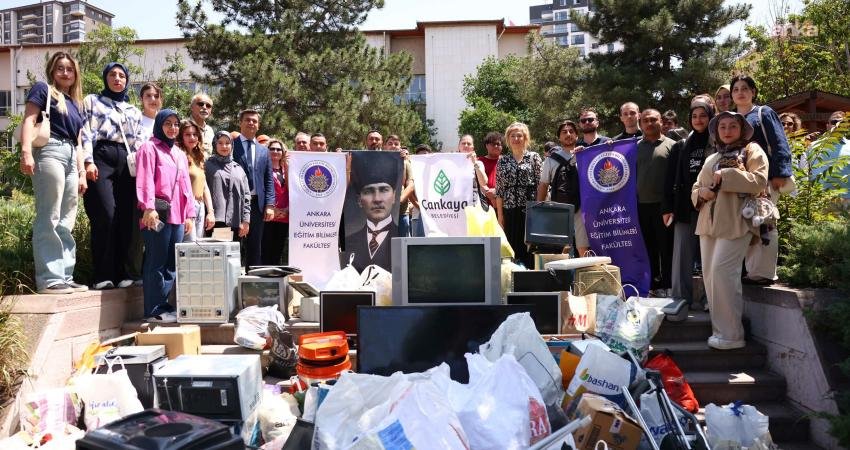 Çankaya Belediyesi, 30 bin ton elektronik atığı geri dönüşüme kazandırdı Çankaya Belediyesi çevrenin korunması ve doğa ile uyumlu bir yaşam