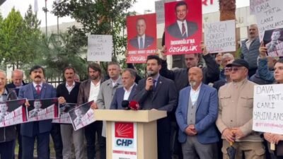 CHP Akçaabat İlçe Başkanı Emre Şahin Köroğlu, CHP'nin tutuklu Cumhurbaşkanı
