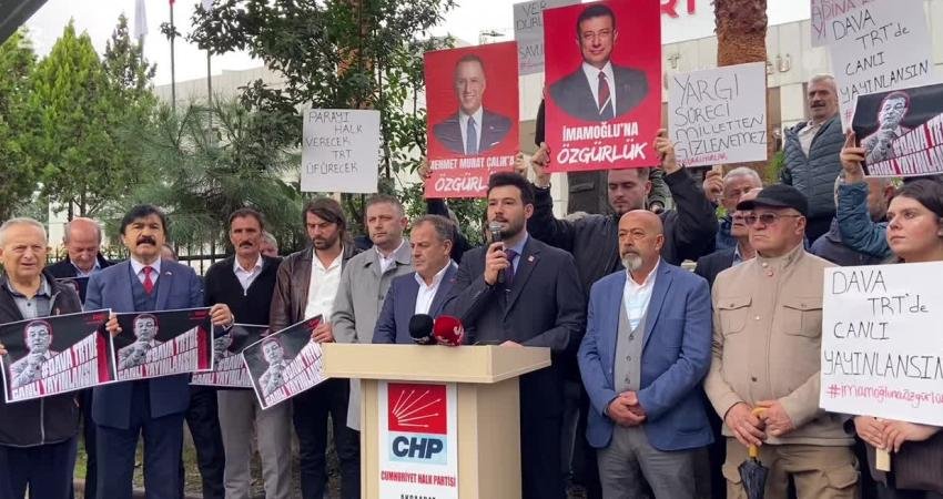 CHP Akçaabat İlçe Başkanı Emre Şahin Köroğlu, CHP'nin tutuklu Cumhurbaşkanı