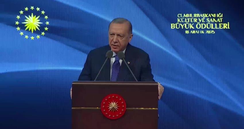 Cumhurbaşkanı Recep Tayyip Erdoğan, "Milli kimliği, milli kültürü, değeri, ideali,