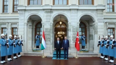 Cumhurbaşkanı Recep Tayyip Erdoğan, Macaristan Başbakanı Viktor Orban'ı kabul etti. 