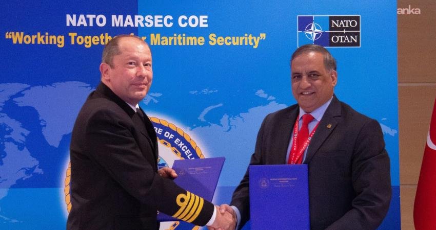 Deniz Güvenliği Mükemmeliyet Merkezi ile Pakistan’daki Minhaj Üniversitesi Lahore arasında İş Birliği Protokolü imzalandı Milli Savunma Bakanlığı'na (MSB) bağlı Deniz Güvenliği Mükemmeliyet Merkezi ile