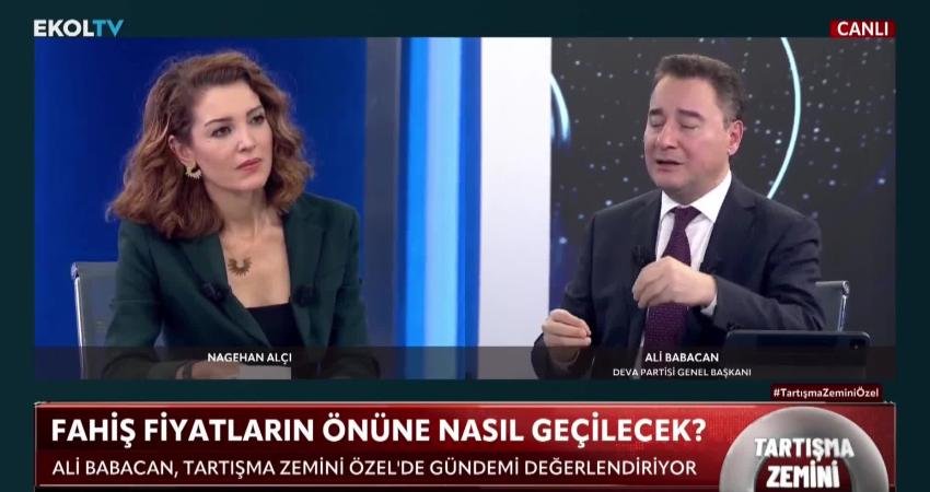 DEVA Partisi Lideri Babacan: “Adalet Bakanlığı’nın pek çok konudan sonradan haberi oluyor” DEVA Partisi Genel Başkanı Ali Babacan, "Bugün Adalet Bakanlığı'nın pek
