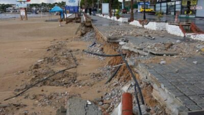 Didim’in Altınkum Mahallesi’nde geçen cumartesi günü yoğun yağış ve dolu
