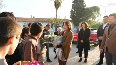 Didim Belediye Başkanı Hatice Gençay, Yerli Malı Haftası kapsamında Akyeniköy