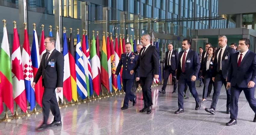Dışişleri Bakanı Hakan Fidan, NATO Dışişleri Bakanları Toplantısı için bulunduğu