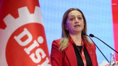 DİSK Genel Başkanı Arzu Çerkezoğlu, ”Suriye'de, HTŞ rejiminin mezhep temelli