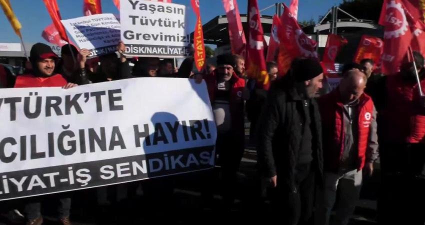 DİSK Nakliyat-İş, TÜVTÜRK Araç Muayene İstasyonları’nda grev başlattı DİSK'e bağlı Nakliyat-İş sendikası TÜVTÜRK Araç Muayene İstasyonları'nda grev başlattı.