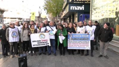 Birleşik Emekliler Sendikası Diyarbakır Şubesi, artan hayat pahalılığı ve eriyen