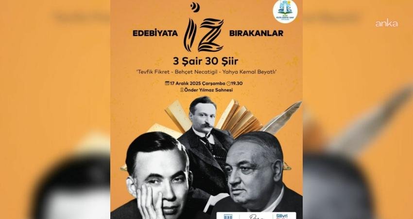 Silivri Kültür Edebiyat Sanat Topluluğu’nun “3 Şair 30 Şiir” etkinliği
