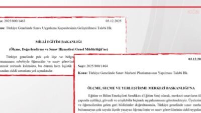 Eğitim Sen, Türkiye genelinde sınav merkezi bulunmayan ilçelerde yaşanan sorunların