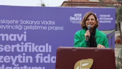 Eskişehir Büyükşehir Belediye Başkanı Ayşe Ünlüce, Mihalgazi ve Sarıcakaya'da düzenlenen