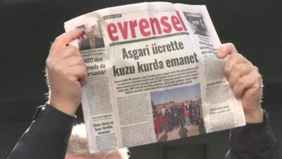 Evrensel Gazetesi İzmir Temsilcisi Özel Akdemir, gazetenin İzmir Bürosu’na düzenlenen