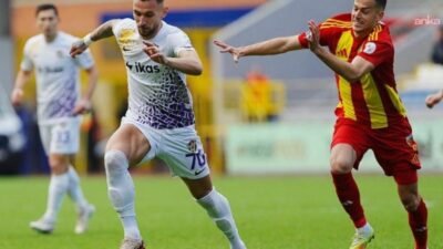 Trendyol Süper Lig'in 15. haftasında ikas Eyüpspor, sahasında Kayserispor'la 1-1