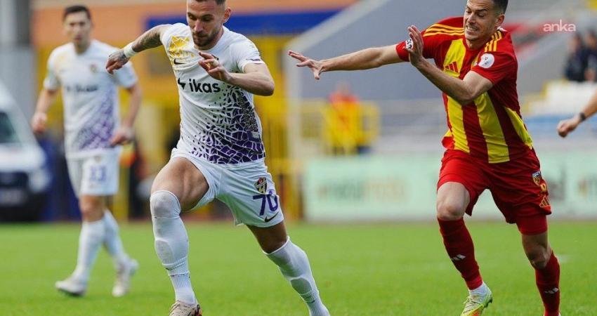 Trendyol Süper Lig'in 15. haftasında ikas Eyüpspor, sahasında Kayserispor'la 1-1