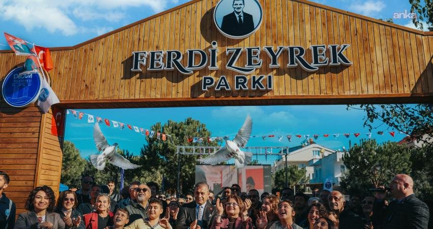 Ferdi Zeyrek’in adı, Didim’de bir parka verildi Didim Belediyesi, merhum Manisa Büyükşehir Belediye Başkanı Ferdi Zeyrek’n adını