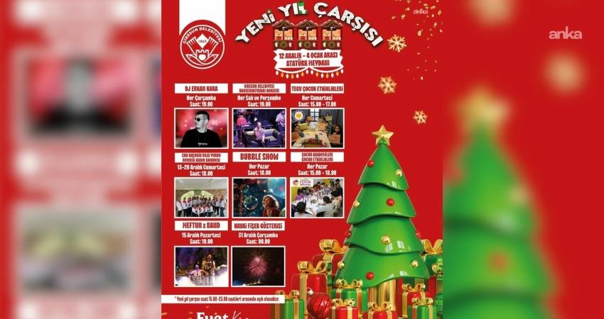 Giresun Belediyesi, 12 Aralık’ta başlayıp 4 Ocak’a kadar devam edecek