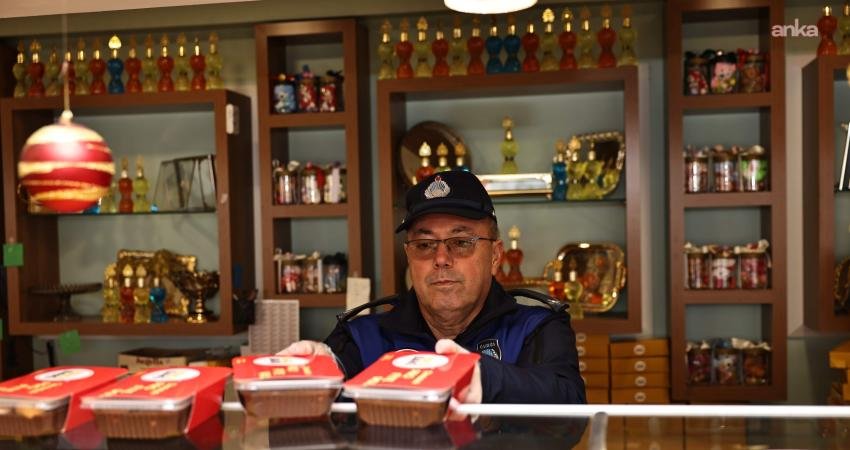 Gölbaşı Belediyesi Zabıta Müdürlüğü ekipleri, yılbaşı öncesi market, manav, fırın