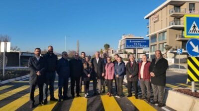 İzmir Büyükşehir Belediyesi’nin Güzelbahçe’de sahildeki trafik sıkıntısına son verecek 75.