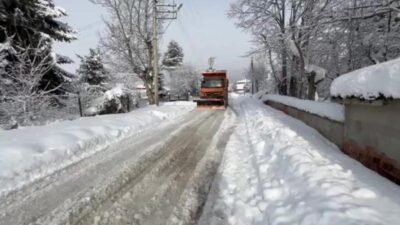 İstanbul Büyükşehir Belediyesi, Bolu’da etkili olan yoğun kar yağışının ardından