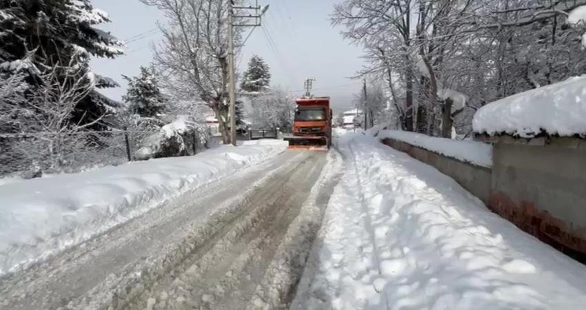 İstanbul Büyükşehir Belediyesi, Bolu’da etkili olan yoğun kar yağışının ardından