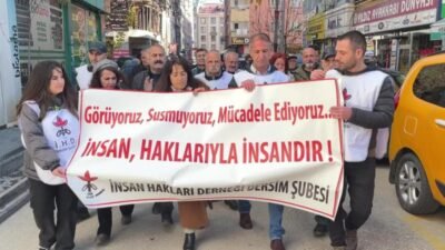 İnsan Hakları Derneği (İHD) Tunceli Şubesi Eş Başkanı Özgür Ateş,
